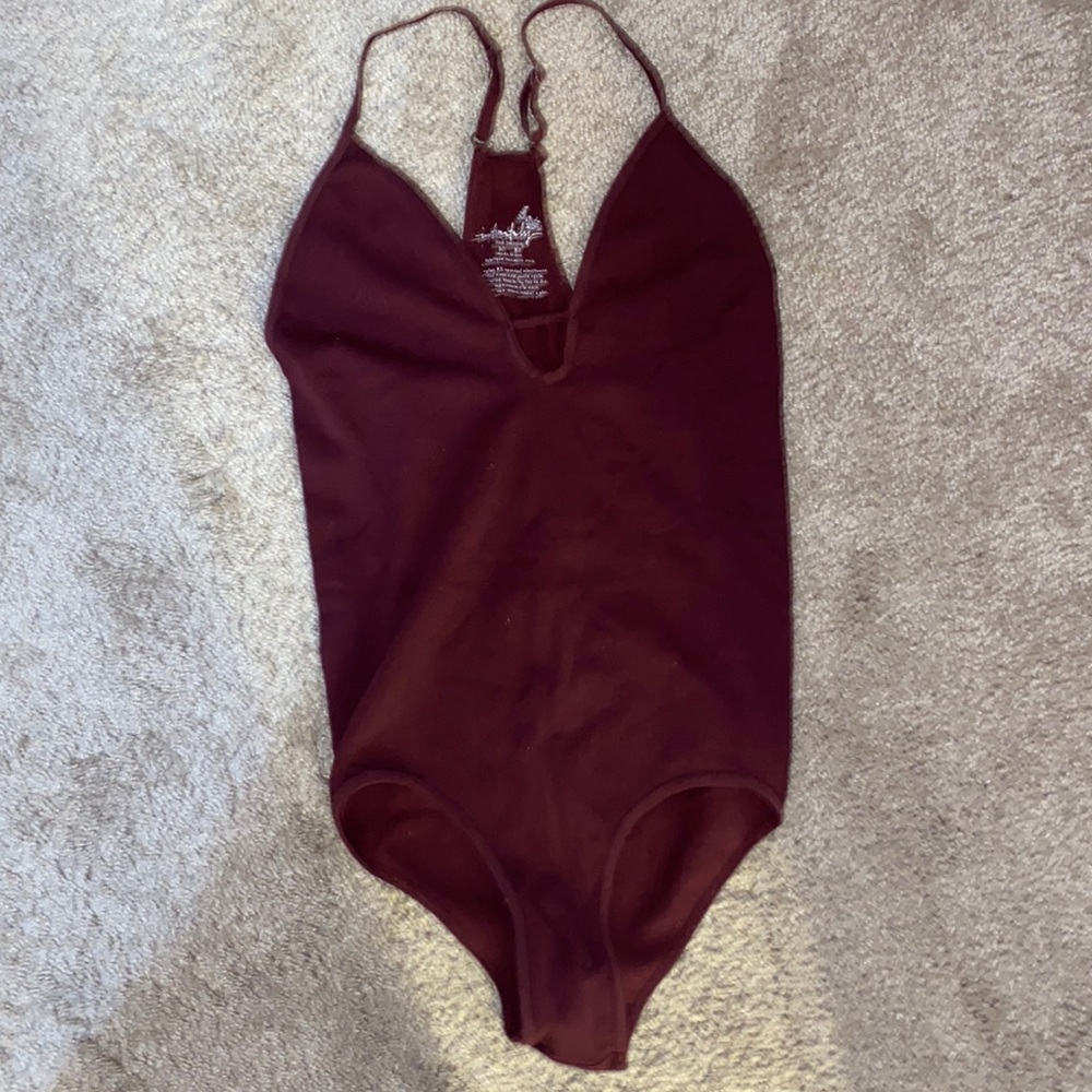 maroon bodysuit FP
